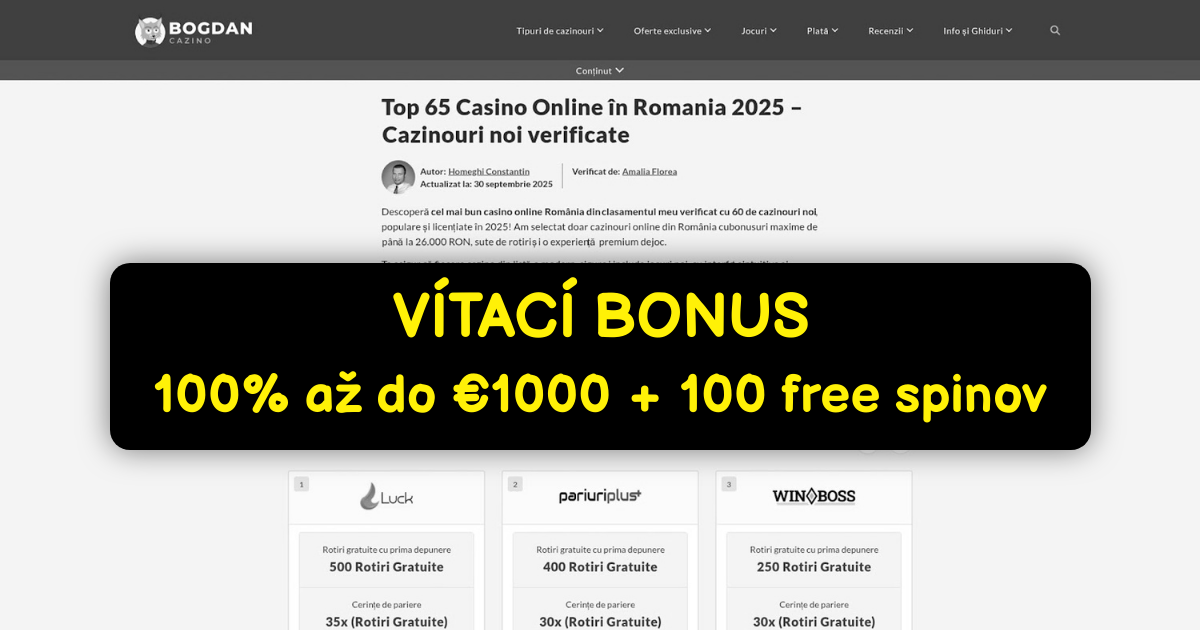 Bogdan Casino - Najlepšie Online Automaty | Mobilné Bonusy