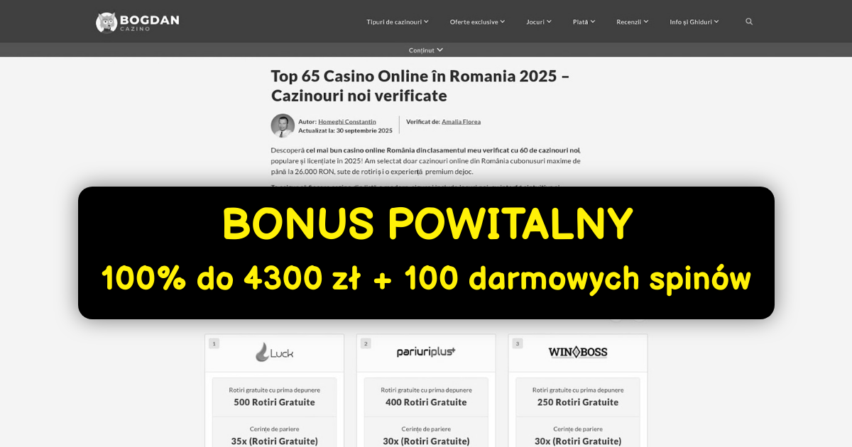 Bogdan Casino - Najlepsze automaty | Bonusy mobilne